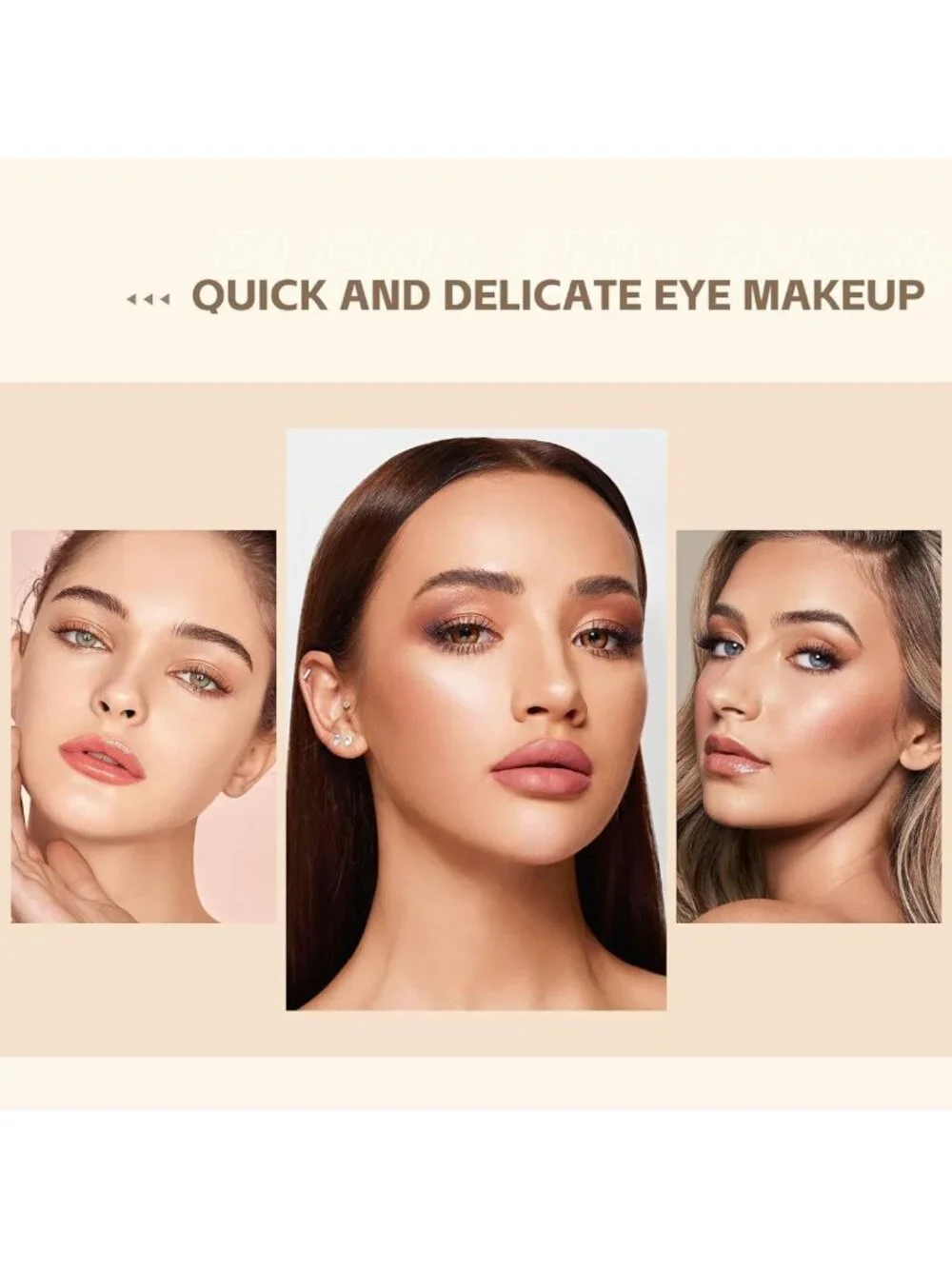 Glitter Eye Shadow Stick Set - 6 Pcs Shimmer Waterproof Long-Lasting Makeup Gift